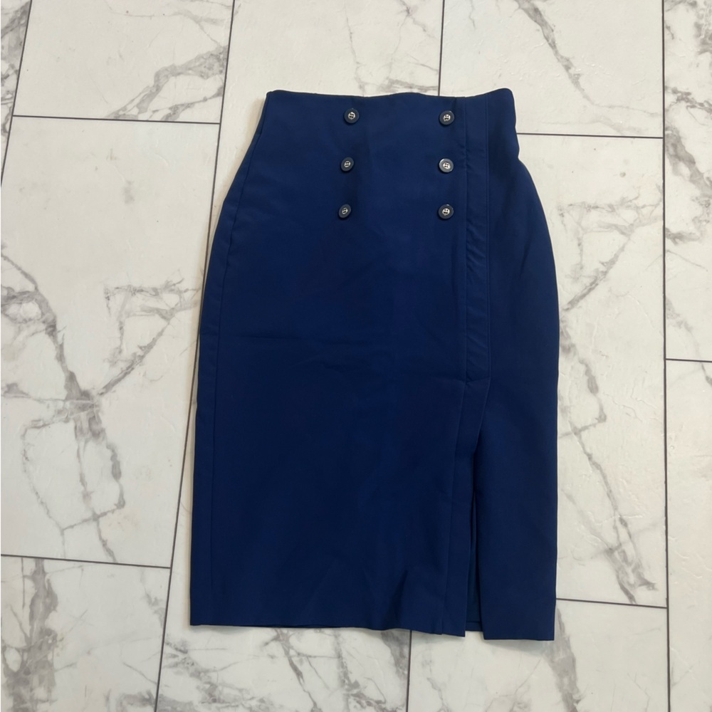 Eva Mendes for New York & Company Royal Blue Pencil Skirt